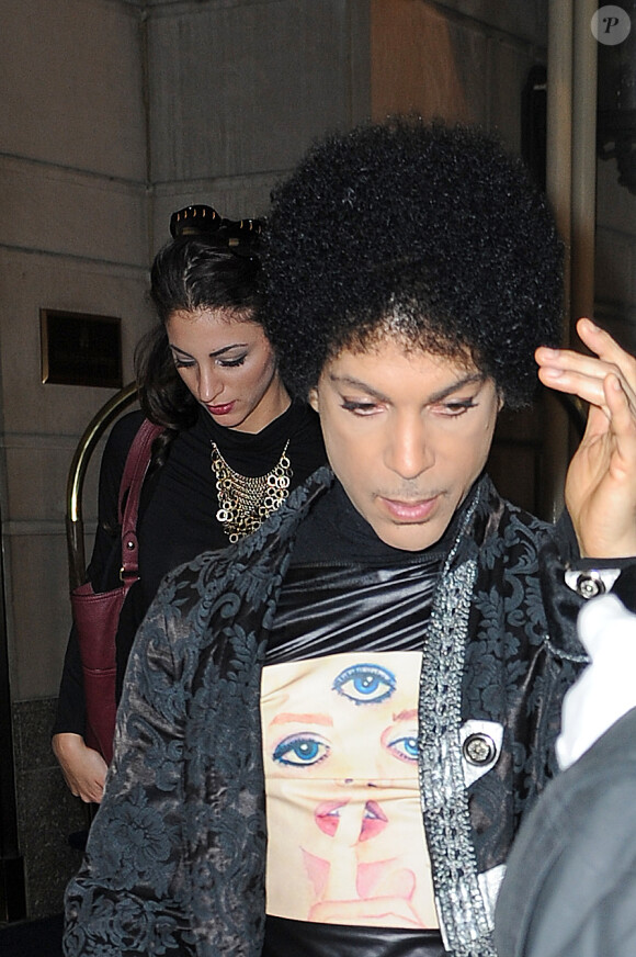 Prince à Manhattan à New York le 1er mars 2013