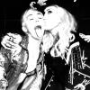 Miley Cyrus et Madonna lors du concert MTV Unplugged de la première, diffusé le 29 janvier 2014.