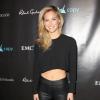 Bar Refaeli, nombril à l'air et sexy tout en noir, assiste la soirée Leather & Laces au Liberty Theatre. New York, le 31 janvier 2014.