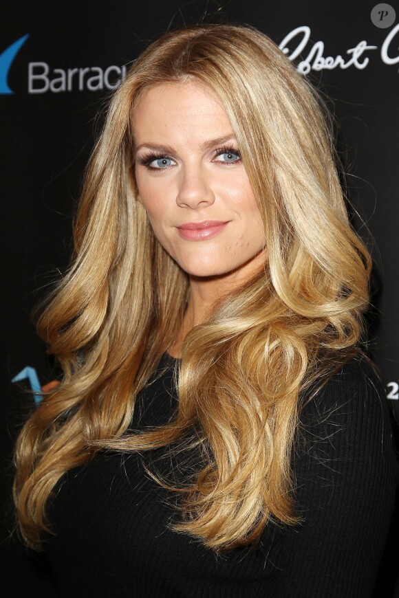 Brooklyn Decker assiste la soirée Leather & Laces, événement pré-Super Bowl, au Liberty Theatre. New York, le 31 janvier 2014.