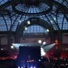 La marque Reebok et le spécialiste des cours de fitness "Les Mills" transforment le Grand Palais, à Paris, en une salle de sport géante, le 1er février 2014.