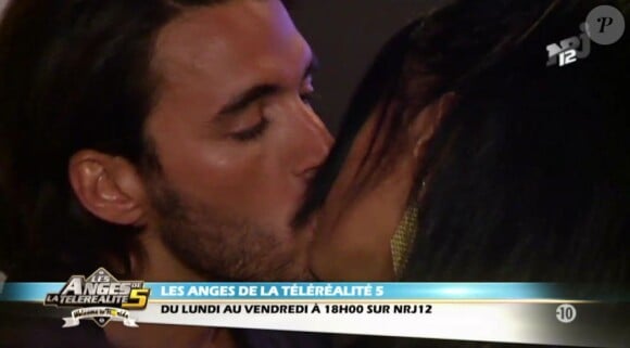 Nabilla et Thomas partagent leur premier baiser dans Les Anges de la télé-réalité 5 sur NRJ 12