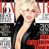 Lady Gaga en couverture du magazine Harper's Bazaar pour le mois de mars 2014.