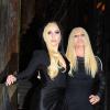 Donatella Versace et Lady Gaga à Paris, le 19 janvier 2014.