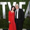Mavis et son mari Jay Leno lors de la soirée Vanity Fair post-Oscars le 24 février 2013