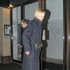 Cate Blanchett rendant visite à Mimi O'Donnell, ex-compagne de Philip Seymour Hoffman et mère de leurs trois enfants, à New York le 3 février 2014, après le décès de l'acteur.