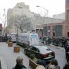 Hommages devant le domicile de l'acteur Philip Seymour Hoffman, retrouvé mort au 35 Bethune Street à New York le 2 février 2014