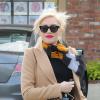 Gwen Stefani enceinte se rend dans un salon d'acuponcture à Los Angeles le 7 février 2014.