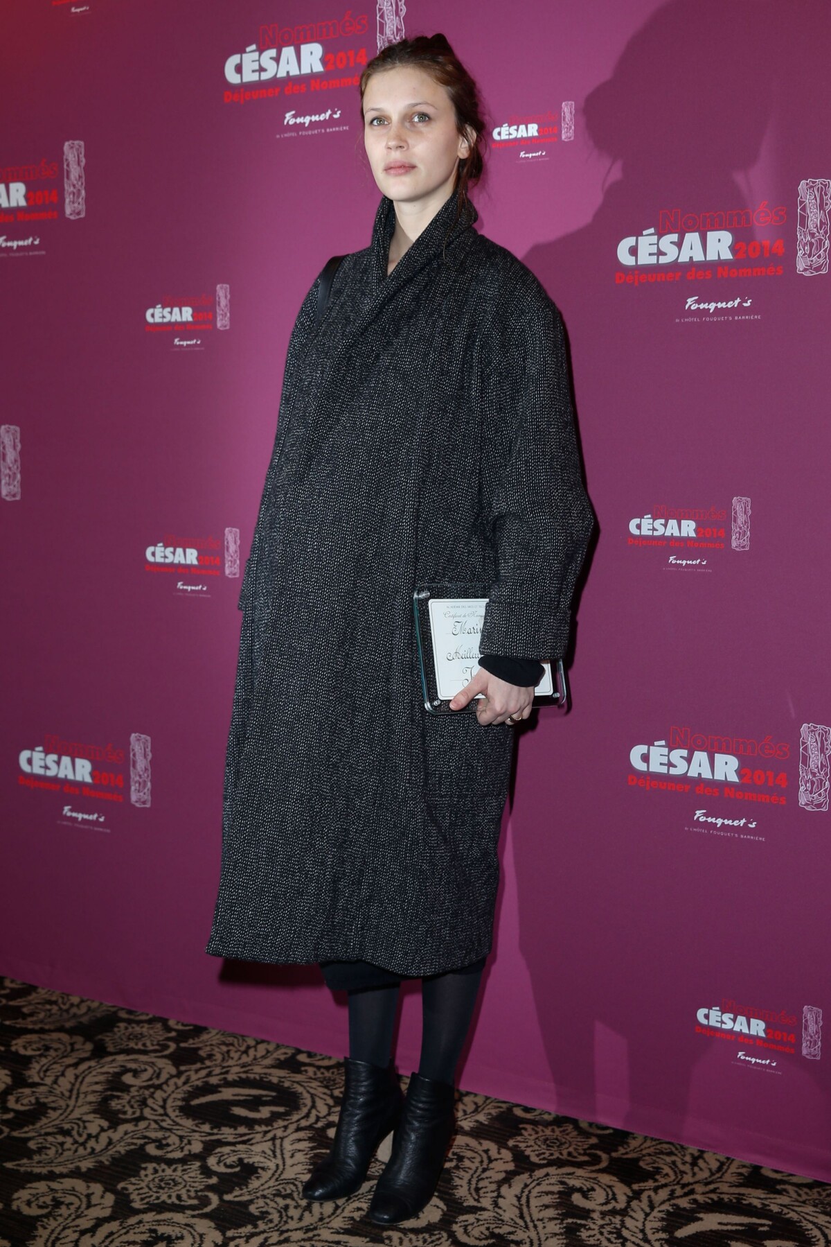 César 2014 : Marine Vacth, enceinte, et Géraldine Pailhas, sa maman de  cinéma - Purepeople