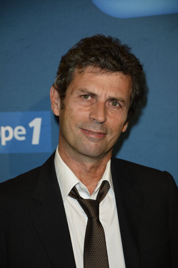 Frédéric Taddeï - Conférence de presse de rentrée d'Europe 1 à l'Espace de la Mutualité à Paris. Le 4 septembre 2013.