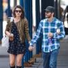Jake Gyllenhaal et son ex Alyssa Miller dans les rues à New York, le 21 septembre 2013.