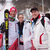 Sotchi 2014 - Albert de Monaco : Avec Charlene et Corinna pour lancer les Jeux