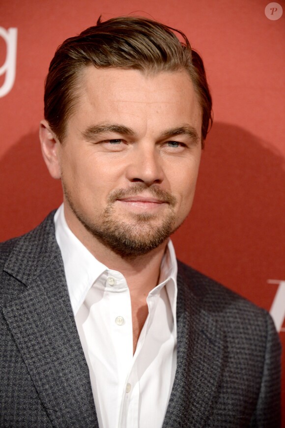 Leonardo DiCaprio sur le tapis rouge de la soirée Hollywood Reporter Nominees Night à Beverly Hills, le 10 février 2014.