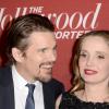 Ethan Hawke et Julie Delpy lors de la soirée Hollywood Reporter Nominees Night à Beverly Hills, le 10 février 2014.