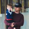 Owen Wilson et son fils Robert Ford Wilson à Los Angeles, le 2 février 2014.