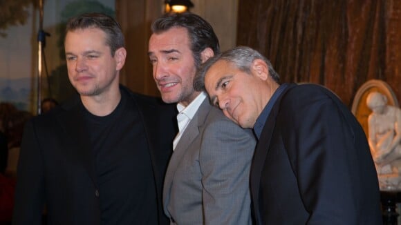 Jean Dujardin : Radieux, il affiche sa complicité avec son 'ami' George Clooney