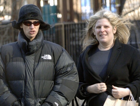 Julia Roberts et sa soeur Nancy Motes à New York le 24 février 2006.