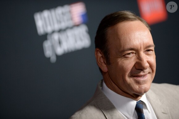 Kevin Spacey lors de la première de House of Cards, saison 2, à la Director's Guild of America de Los Angeles, le 13 février 2014.