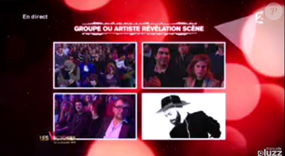Woodkid est donc sacré révélation scène - 29e cérémonie des Victoires de la Musique, au Zénith de Paris, le 14 février 2014.