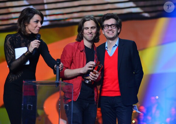 Phoenix lors de la 29e cérémonie des Victoires de la Musique, le 14 février 2014 au Zénith de Paris.
