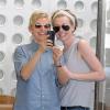 Ellen Degeneres et la comédienne Portia de Rossi se baladent, main dans la main, le jour de la Saint-Valentin à West Hollywood.