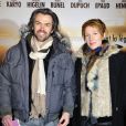 Aymeric Caron et Natacha Polony chroniqueurs de Laurent Ruquier - Avant-première du Film " Jappeloup " au Grand Rex à Paris le 26 février 2013.