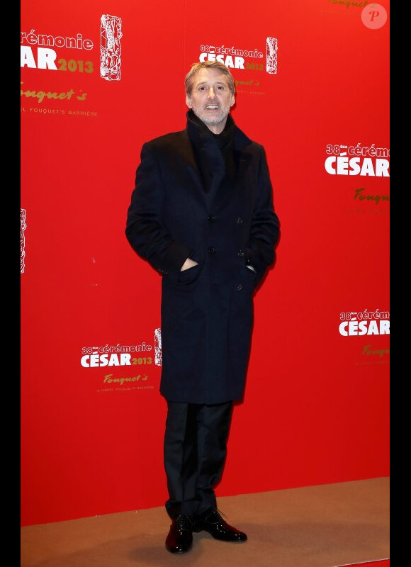 Antoine de Caunes arrivant au dîner de gala de la cérémonie des César 2013