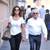Bernie Ecclestone le 5 septembre 2013 à Milan avec son épouse Fabiana Flosi
