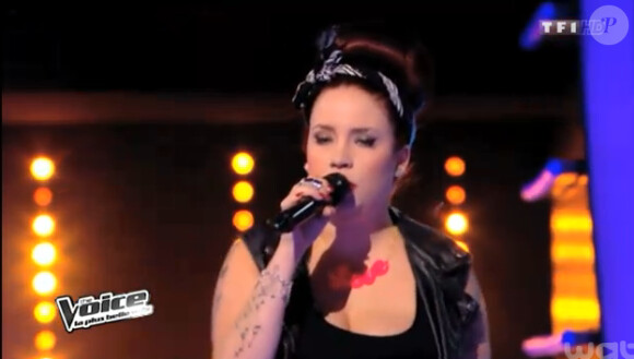 Manon dans The Voice 3, le 22 février 2014 sur TF1.