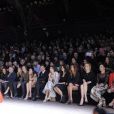 Le public du défilé Dolce &amp; Gabbana automne-hiver 2014-15 à Milan. Le 23 février 2014.