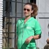 Olivia Wilde, enceinte, se balade à West Hollywood. Le 21 février 2014.