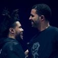 The Weeknd et Drake interprètent Crew Love à Bercy. Paris, le 24 février 2014.