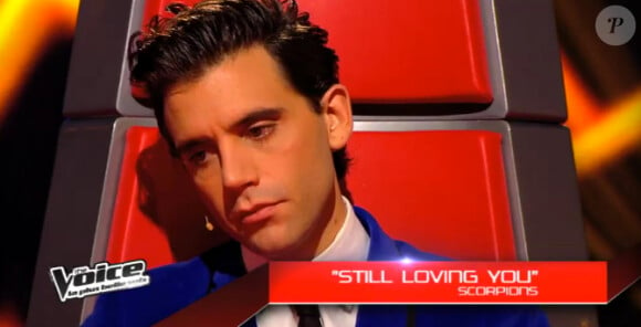 Mika envoûté par la prestation d'Akram, le frère d'Atef talent de The Voice, saison 2, dans The Voice 3 sur TF1 le samedi 1er février 2014