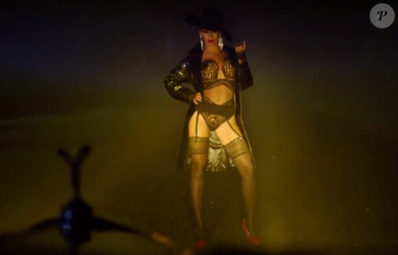 Beyoncé, ultra-sexy dans son clip "Partition", mis en ligne le 25 février 2014.