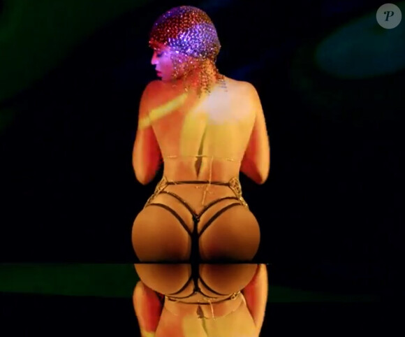 Beyoncé, ultra-sexy dans son clip "Partition", mis en ligne le 25 février 2014.