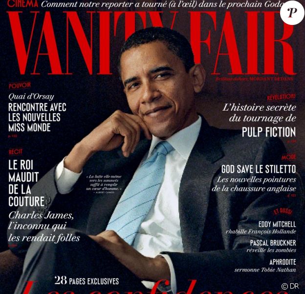 Barack Obama en couverture du "Vanity Fair" de mars 2014.