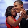 Barack Obama et son épouse Michelle danse lors de l'Inaugural Ball au Walter Washington Convention Center de Washington, le 21 janvier 2013