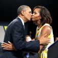 Barack et Michelle Obama, lors de la Disabled American Veterans National Convention d'Orlando, le 10 août 2013