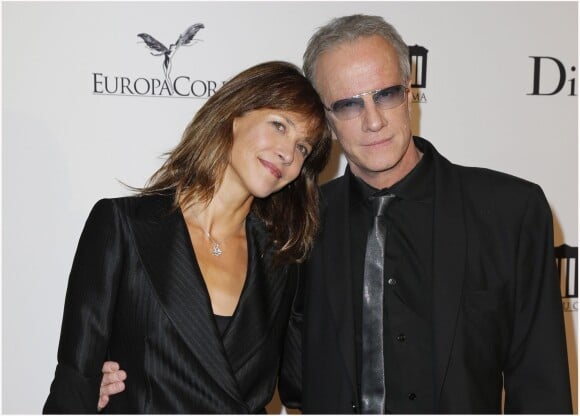 Sophie Marceau et Christophe Lambert lors de la soirée d'inauguration de la Cité du Cinéma à Saint Denis, en France, le 21 septembre 2012