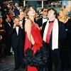 Dominique Besnehard et Sophie Marceau durant le Festival du film de Cannes 1995