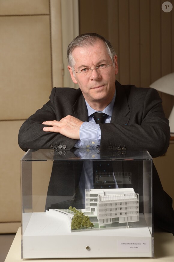 Richard Hutin, directeur général de la Fondation Claude Pompidou à Paris le 26 février 2014
