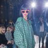 Rihanna assiste au défilé Stella McCartney automne-hiver 2014-2015 à l'Opéra Garnier. Paris, le 3 mars 2014.