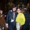 Inès de la Fressange et Miroslava Duma assistent au défilé Stella McCartney automne-hiver 2014-2015 à l'Opéra Garnier. Paris, le 3 mars 2014.