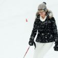  Photo des vacances de la reine Mathilde de Belgique aux sports d'hiver à Verbier le 3 mars 2014 