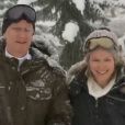 Philippe et Mathilde de Belgique en vacances aux sports d'hiver à Verbier avec leurs enfants Elisabeth, Gabriel, Emmanuel et Eléonore le 3 mars 2014