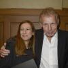 Anne Gravoin et Patrick Poivre d' Arvor - Conférence de presse aux Invalides pour Opéra en Plein Air à Paris, le 4 mars 2014.