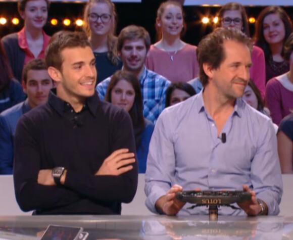 Jules Bianchi avait encore sa montre lorsqu'il est passé sur le plateau du Grand Journal de Canal+, le 5 mars 2014.
