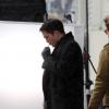 Robert Pattinson sur le tournage du film Life près de Toronto, le 4 mars 2014.