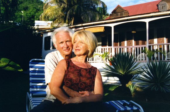 Marcel Amont et sa femme Marlène en Martinique le 15 janvier 2008.
