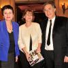 Dominique Bertinotti, Patricia Chalon et Richard Berry lors du gala Enfance Majuscule, salle Gaveau à Paris le 10 mars 2014
